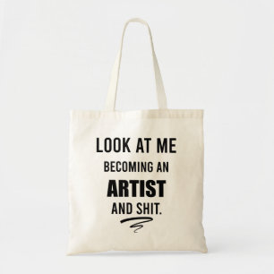 Bolsa Tote Camisa engraçada de presente para artista para for