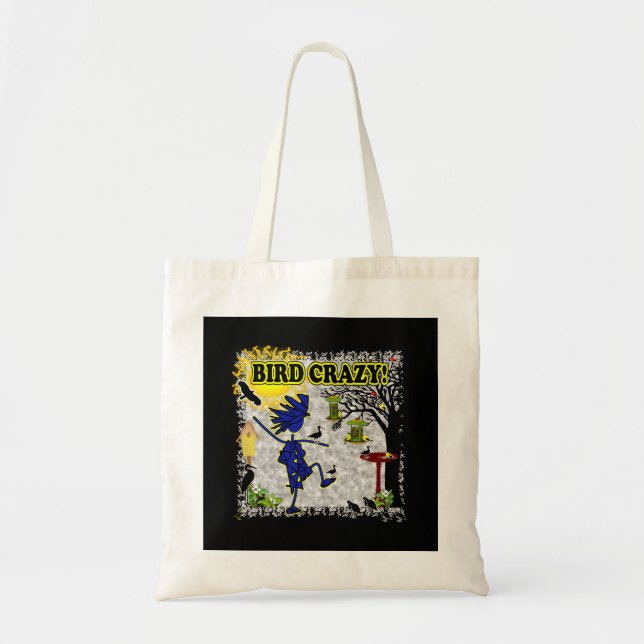 Bolsa Tote Camisa louca & mais da roupa do pássaro (Frente)