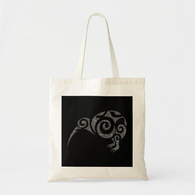 Bolsa Tote Camisas de gírias da Nova Zelândia para Maori NZ N (Frente)