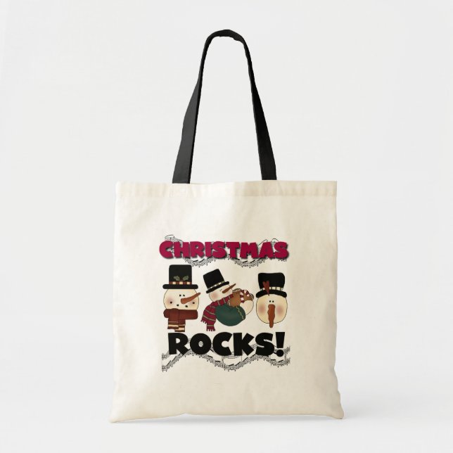 Bolsa Tote Camisas de Natal e Presentes (Frente)