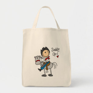 Bolsa Tote Camisas e Presentes de Cowboy Saddle Up