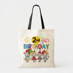 Bolsa Tote Camisas e presentes de segundo aniversário de rato