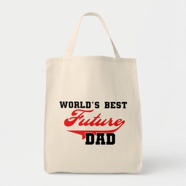 Bolsa Tote Camisas e presentes no melhor Pai do mundo (Frente)