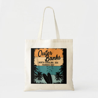 Bolsa Tote Camisas Outas Homens Crianças OBX Noord Caroli