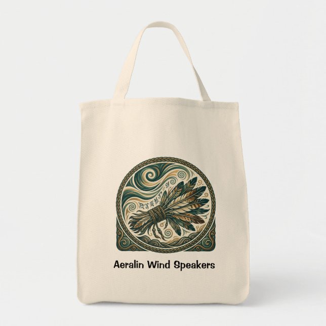 Bolsa Tote Camiseta Aeralin Wind Speakers (Frente)