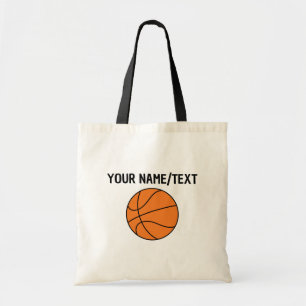 Bolsa Tote Camiseta Básica Masculina de Basquete com Texto Pe