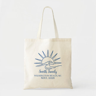 Bolsa Tote Camiseta Básica Masculina Férias de Praia da Famíl