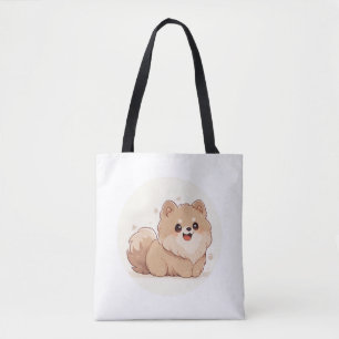 Bolsa Tote Camiseta Clássica Chow Adorável (6)