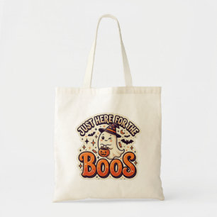 Bolsa Tote Camiseta de Halloween de Fantasma Fofo Só Estou Aq