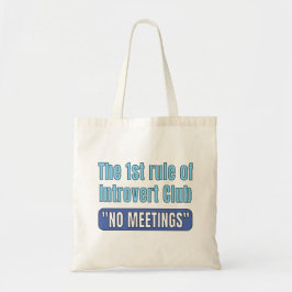 Bolsa Tote Camiseta do Clube de Introvertidos