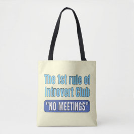 Bolsa Tote Camiseta do Clube de Introvertidos