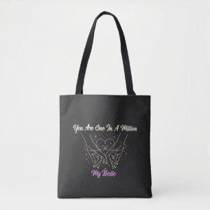 Bolsa Tote Camiseta do Dia do Melhor Amigo: Dedinho Celestial