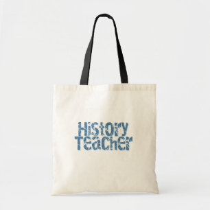 Bolsa Tote Camiseta e presentes afligidos azul do professor
