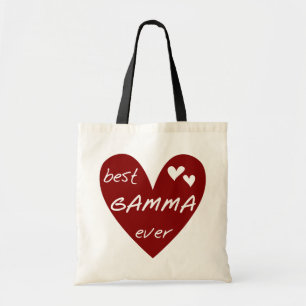 Bolsa Tote Camiseta e presentes da gama do coração vermelho o