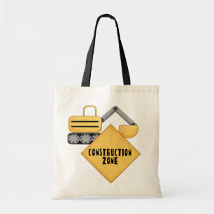 Bolsa Tote Camiseta e presentes da zona da construção