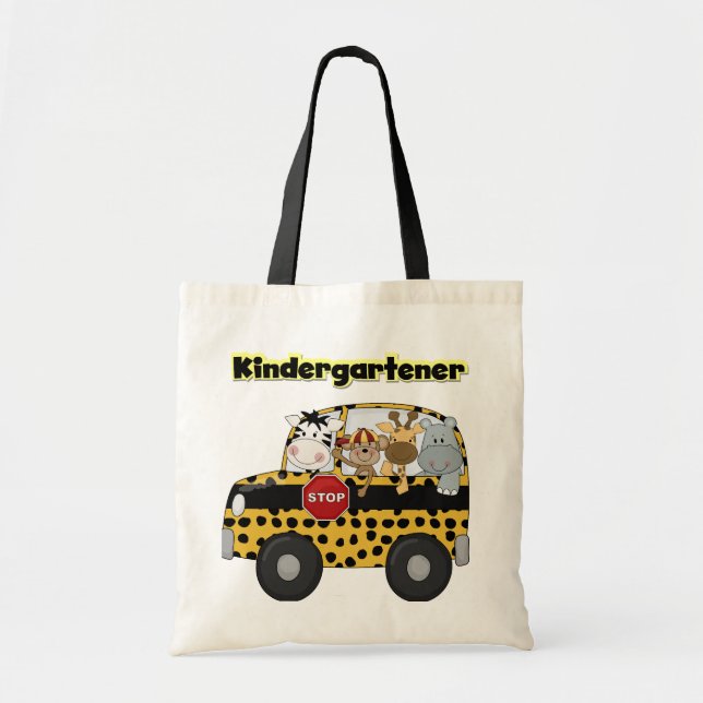 Bolsa Tote Camiseta e presentes do Kindergartener do auto (Frente)