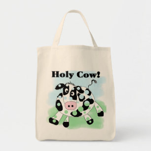 Bolsa Tote Camiseta e presentes santamente da vaca