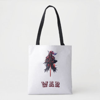 Bolsa Tote Camiseta Gráfica Artística de Samurai – tshart