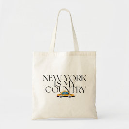 Bolsa Tote Camiseta Gráfica New York Is My Country