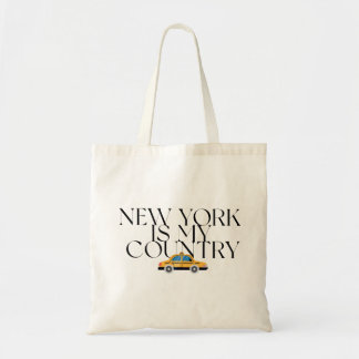 Bolsa Tote Camiseta Gráfica New York Is My Country