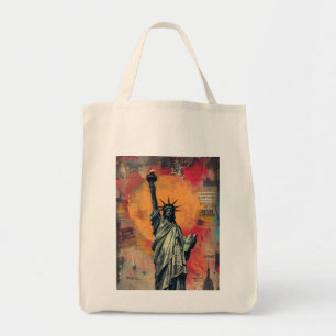 Bolsa Tote Camiseta Gráfica Tendência – Design Estiloso Único