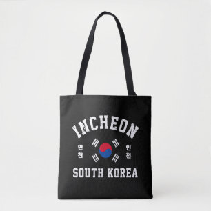 Bolsa Tote Camiseta Incheon Coreia do Sul