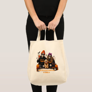 Bolsa Tote Camiseta Personalizada de Halloween de Esqueleto F