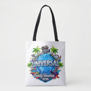 Bolsa Tote Camiseta Personalizada Férias em Família na Flórid