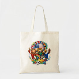 Bolsa Tote Camiseta temática do FIFA 2026 para crianças