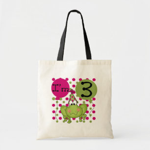 Bolsa Tote Camisetas e presentes cor-de-rosa com aniversário