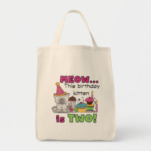 Bolsa Tote Camisetas e presentes de aniversário de Kitten seg