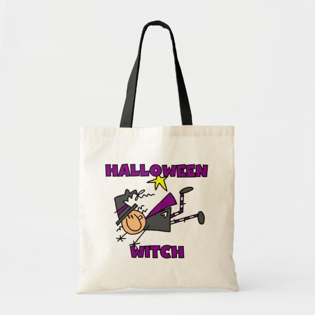 Bolsa Tote Camisetas e presentes de bruxas do Halloween (Frente)