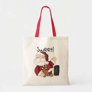 Bolsa Tote Camisetas e presentes de férias de Papais noeis do
