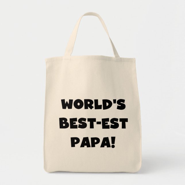 Bolsa Tote Camisetas e presentes de Papa mais aptos do mundo  (Frente)
