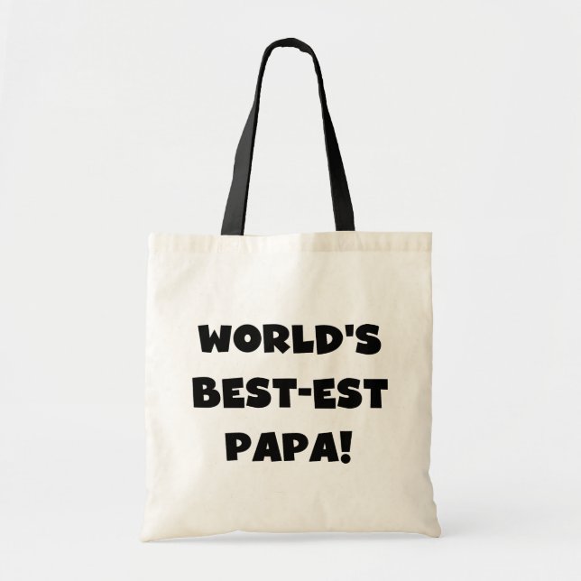 Bolsa Tote Camisetas e presentes de Papa mais aptos do mundo  (Frente)
