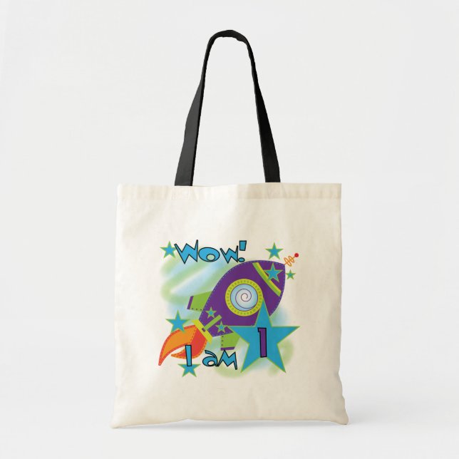Bolsa Tote Camisetas e presentes de primeiro aniversario de n (Frente)