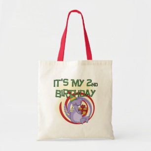 Bolsa Tote Camisetas e presentes de segundo aniversário de di