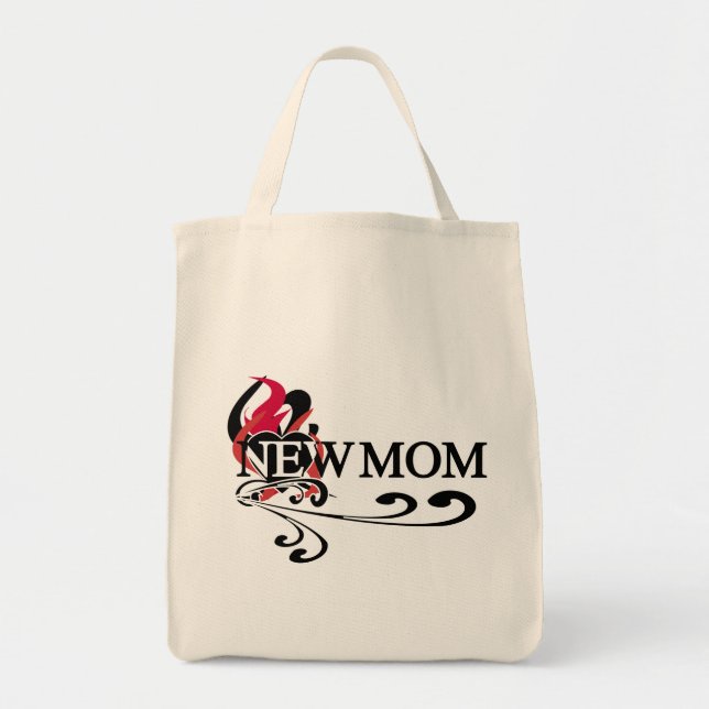 Bolsa Tote Camisetas e presentes do coração gótico (Frente)