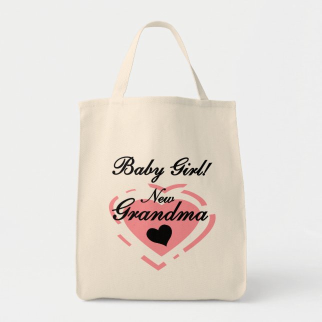 Bolsa Tote Camisetas e presentes para a vovó (Frente)