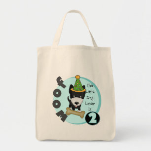 Bolsa Tote Camisetas e presentes para segundos aniversários d