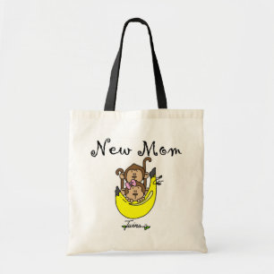 Bolsa Tote Camisetas gêmeos e mães novas