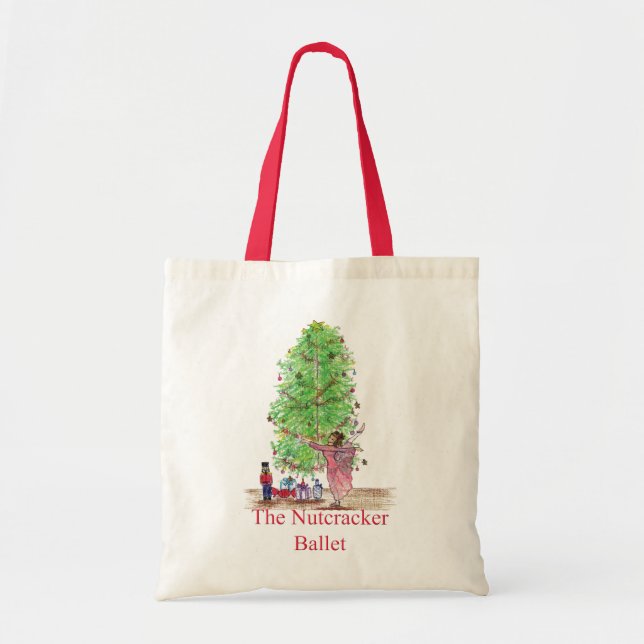Bolsa Tote Camisetas & presentes do Nutcracker de Clara da (Frente)