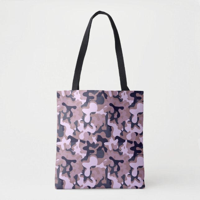 Bolsa Tote Camo de assinatura de princesa (Frente)