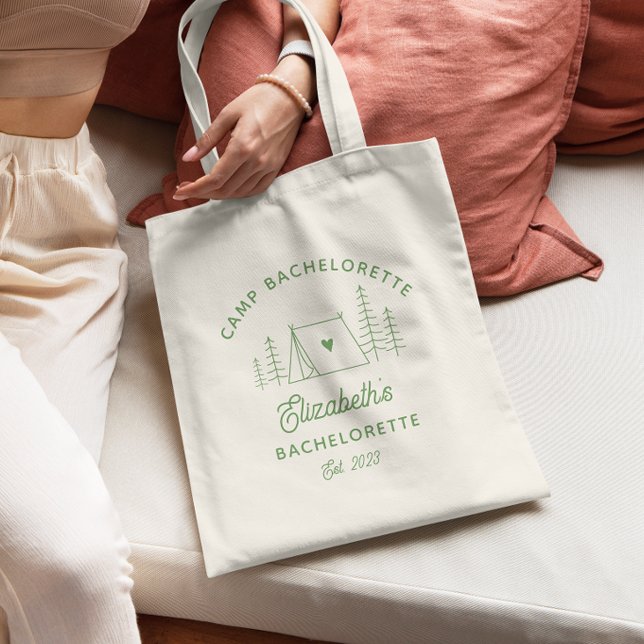 Bolsa Tote Camp Bachelorette Mountain Favor (Criador carregado)