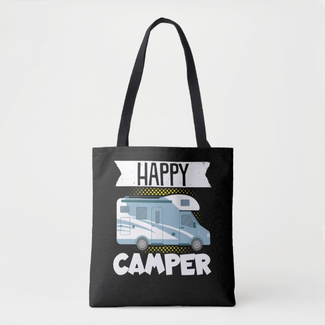 Bolsa Tote Campanha RV Motorhome Feliz (Frente)