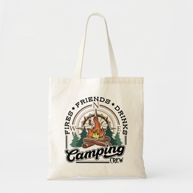 Bolsa Tote Campanha Tripulantes Comida Bebidas Amigos (Frente)