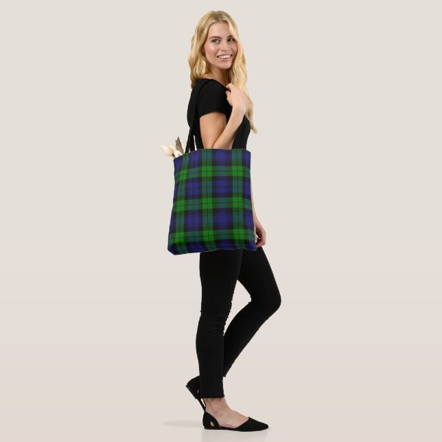 Bolsa Tote Campbell Clan Tartan Xadrez Black Watch (No(a) Modelo)