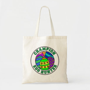 Bolsa Tote Campeão Caçador de Ovos Caça de Páscoa