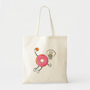 Bolsa Tote Campeão de Comida de Buraco de Donut Mergulhando