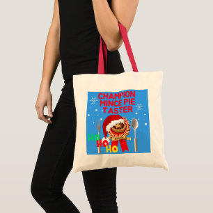 Bolsa Tote Campeão Provador de Torta de Frutas - Papai Noel